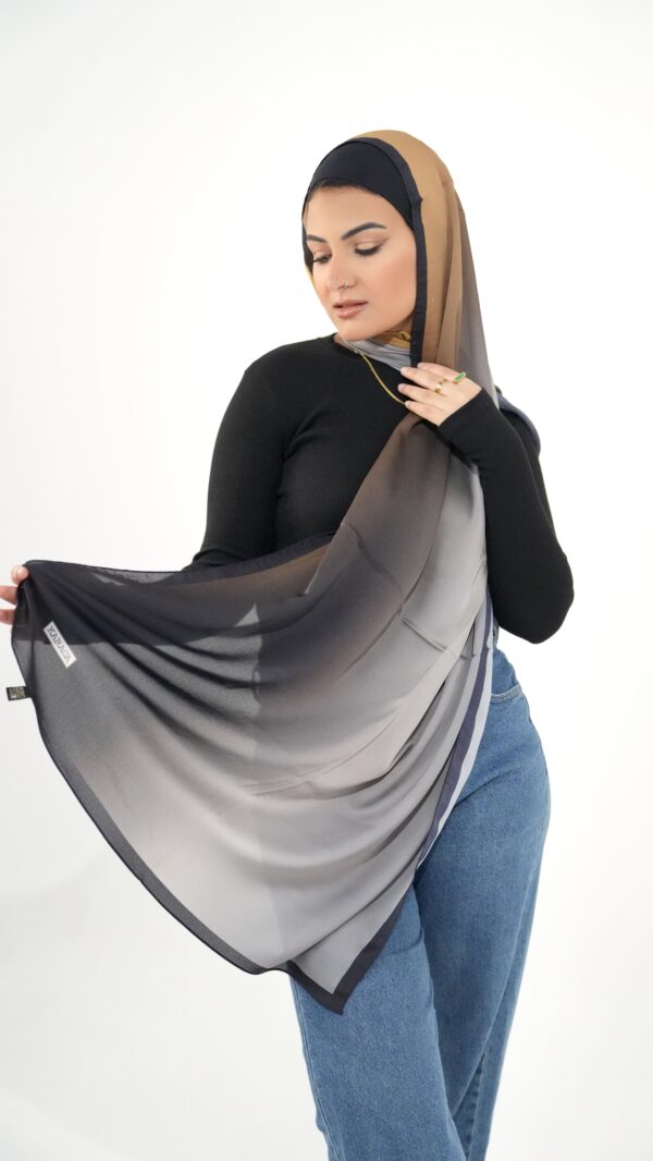 Gradient Colours Silk Scarf-KRRNG-07