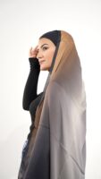 Gradient Colours Silk Scarf-KRRNG-07