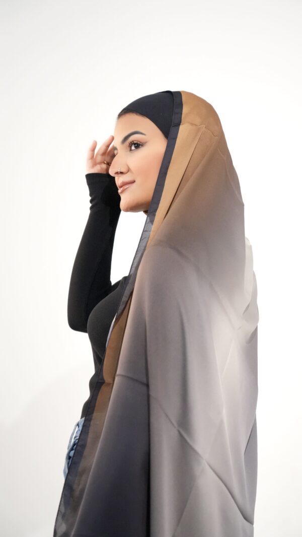 Gradient Colours Silk Scarf-KRRNG-07