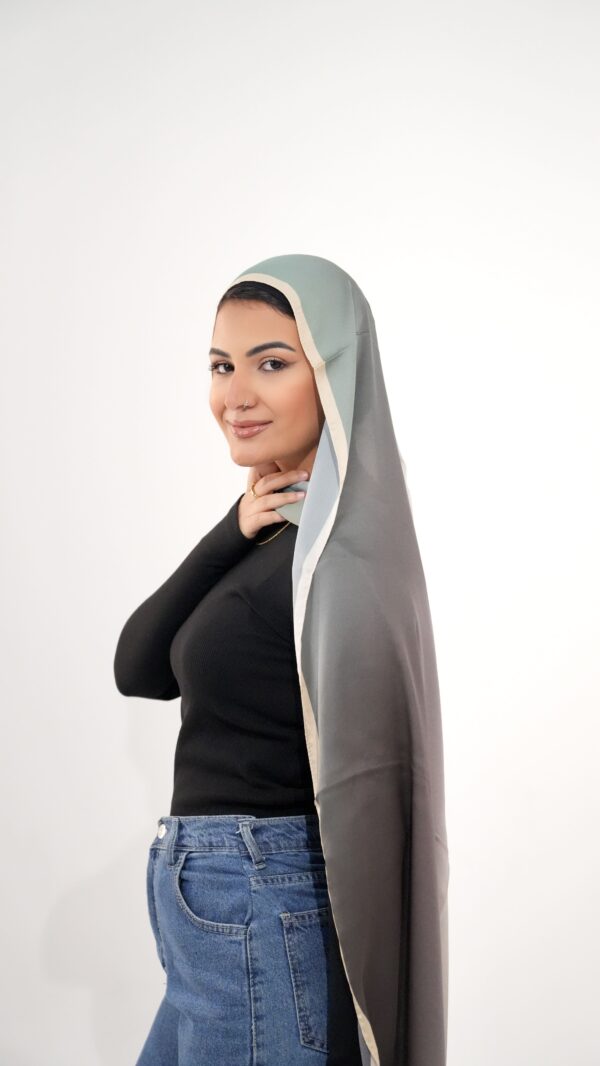 Gradient Colours Silk Scarf-KRRNG-08