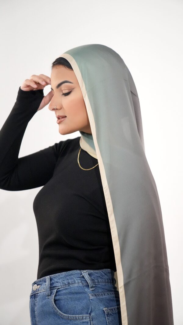 Gradient Colours Silk Scarf-KRRNG-08