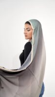 Gradient Colours Silk Scarf-KRRNG-08