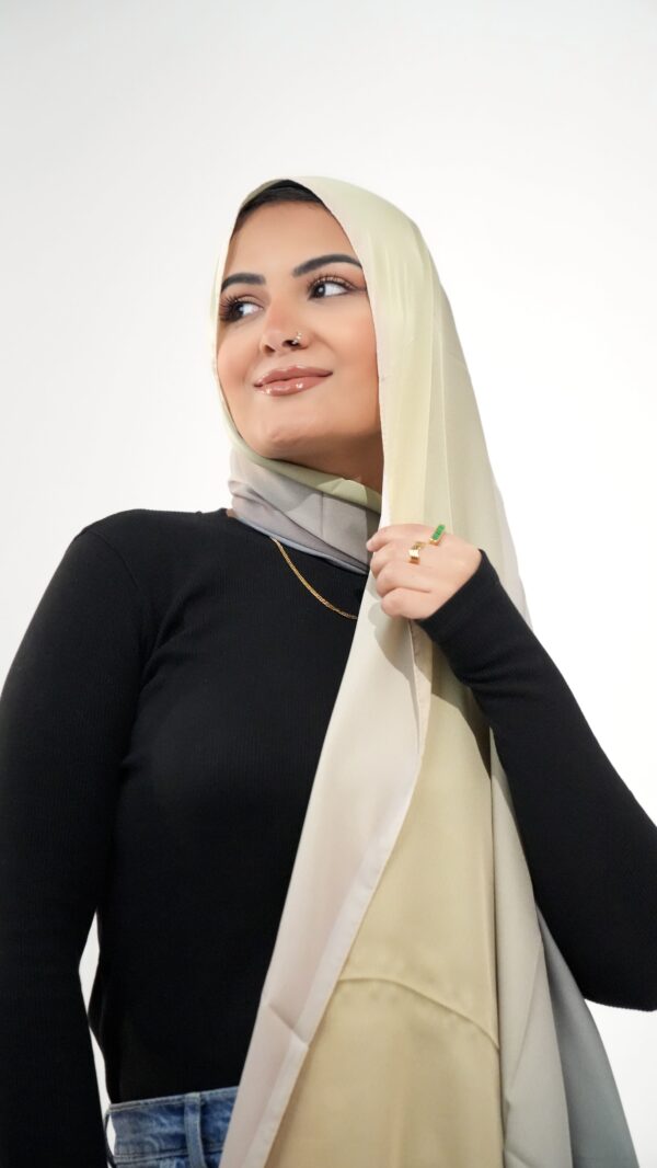 Gradient Colours Silk Scarf-KRRNG-08