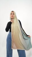 Gradient Colours Silk Scarf-KRRNG-08