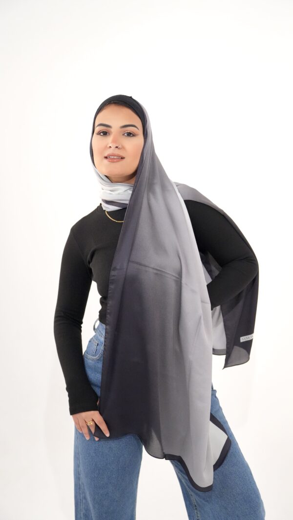 Gradient Colours Silk Scarf-KRRNG-09