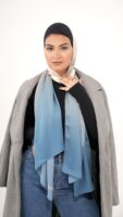 Gradient Colours Silk Scarf-KRRNG-10