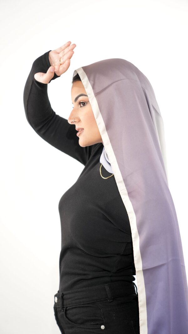 Gradient Colours Silk Scarf-KRRNG-12