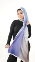 Gradient Colours Silk Scarf-KRRNG-12