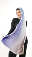 Gradient Colours Silk Scarf-KRRNG-12