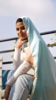 Gradient Colours Silk Scarf-KRRNG-14