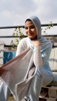 Gradient Colours Silk Scarf-KRRNG-16