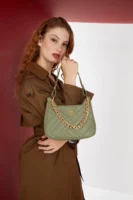 PC-1628 Pierre Cardin Shoulder Bag-Olive
