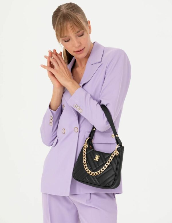 Pierre Cardin Shoulder Bag Black-PC-1628