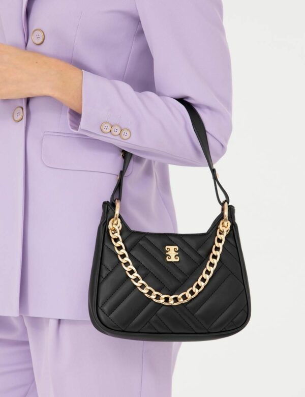 Pierre Cardin Shoulder Bag Black-PC-1628