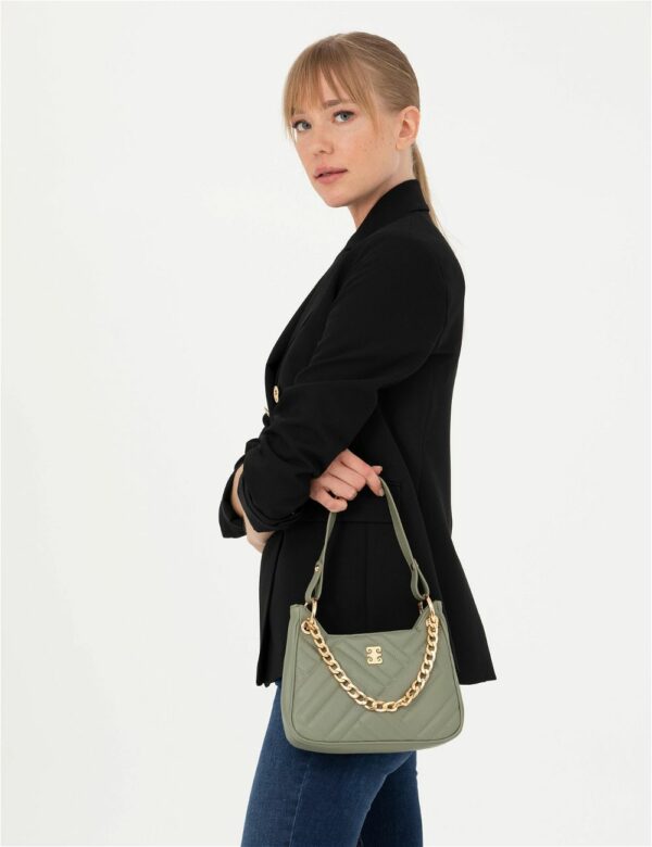PC-1628 Pierre Cardin Shoulder Bag-Olive