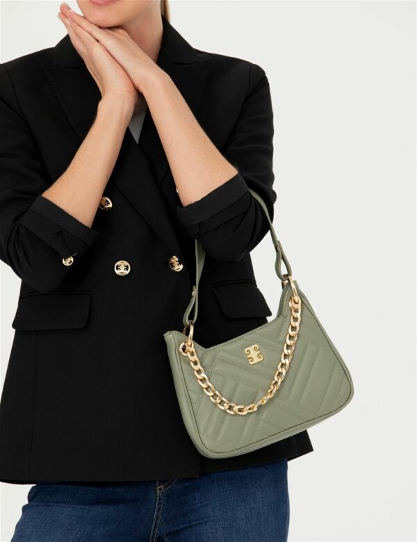PC-1628 Pierre Cardin Shoulder Bag-Olive