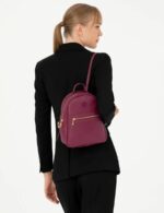 PC1541-Pierre Cardin Maroon Backpack