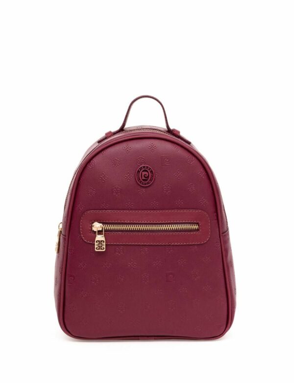 PC1541-Pierre Cardin Maroon Backpack