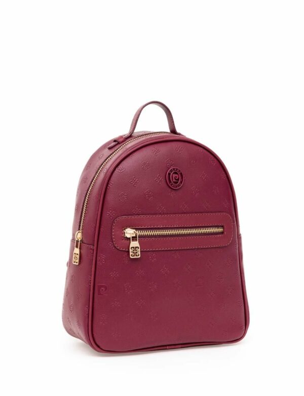 PC1541-Pierre Cardin Maroon Backpack