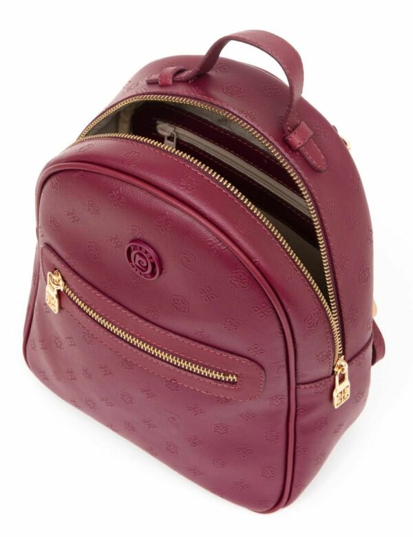 PC1541-Pierre Cardin Maroon Backpack