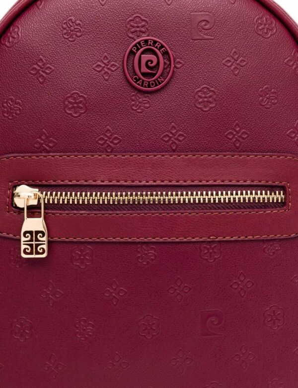 PC1541-Pierre Cardin Maroon Backpack