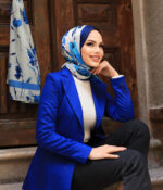 Elegant Flory Iranian Silk Scarf ALIRS-07