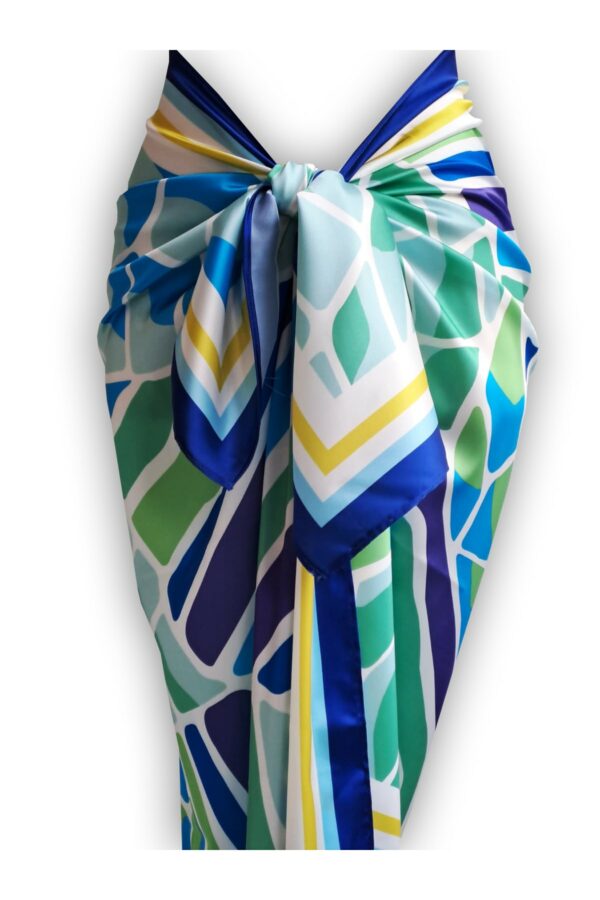 Silky Satin Beach Cover up-04