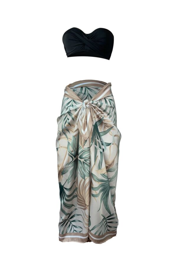 Bolder Tropical Satin Cover up