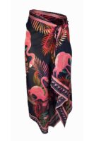 Flamingo Voile cotton Cover up