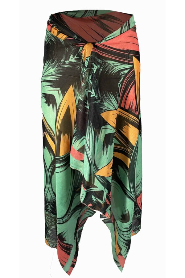 Colourful Star Voile cotton Cover up