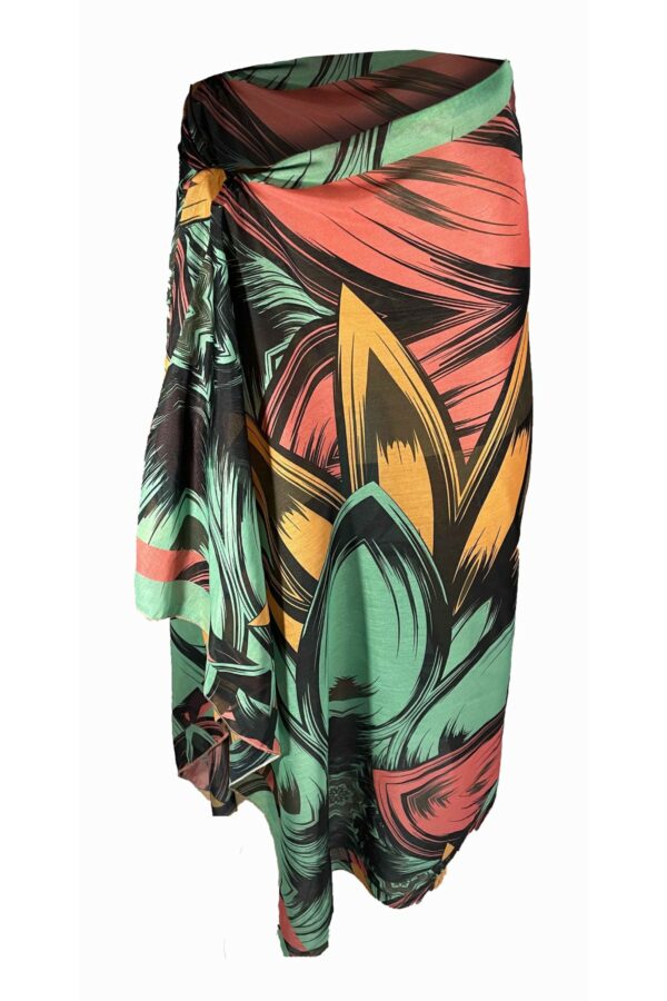 Colourful Star Voile cotton Cover up