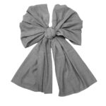 Turkish Crinkled Cotton Gray scarf
