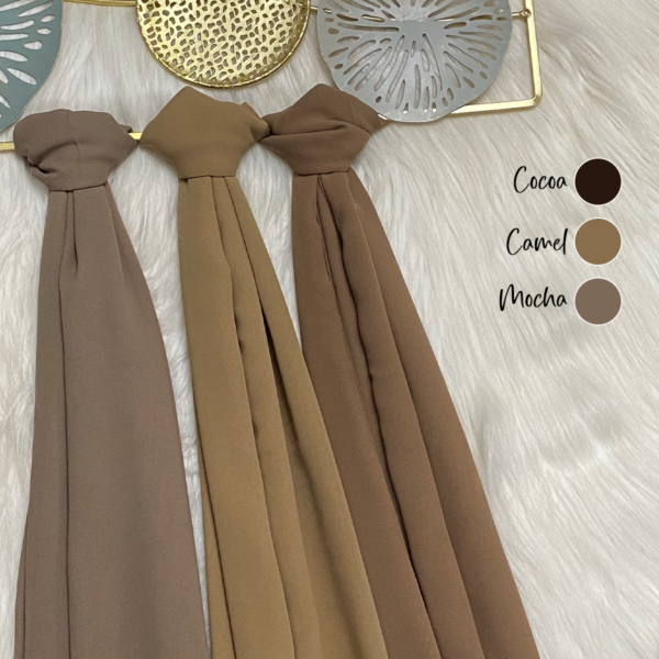Natural Chiffon scarf