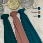 Natural Chiffon scarf