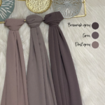 Natural Chiffon scarf
