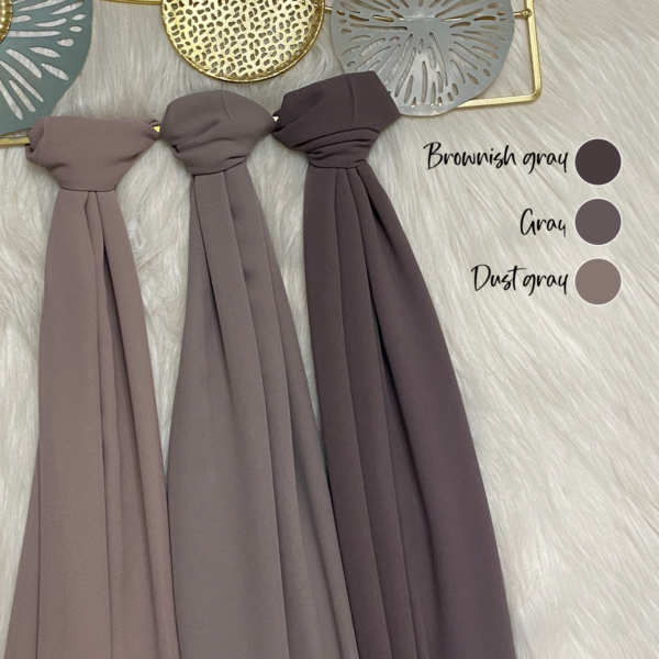 Natural Chiffon scarf
