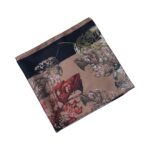 Leafy Satin Square Scarf BRSP3-04