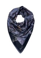 Leafy Satin Square Scarf BRSP3-07