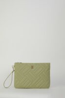 Pierre Cardin Olive Clutch Bag