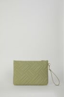 Pierre Cardin Olive Clutch Bag