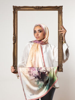 Splash Silk Scarf KRRNP-14