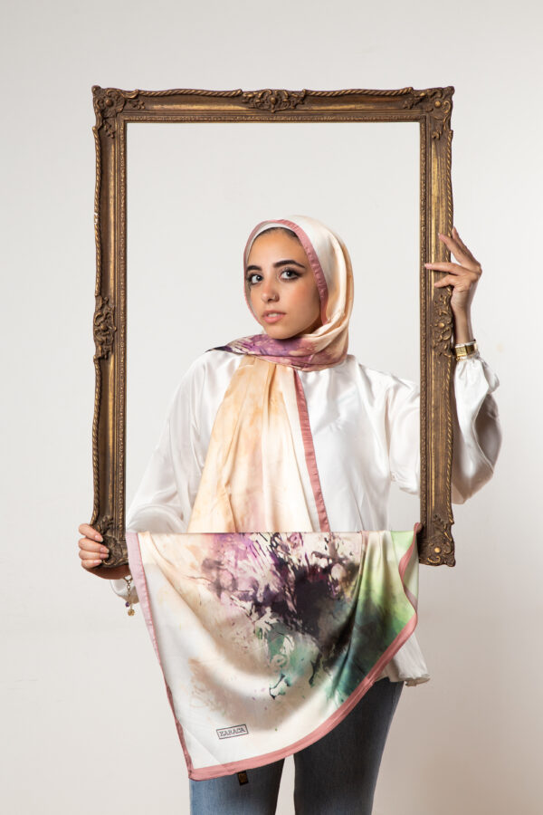 Splash Silk Scarf KRRNP-14