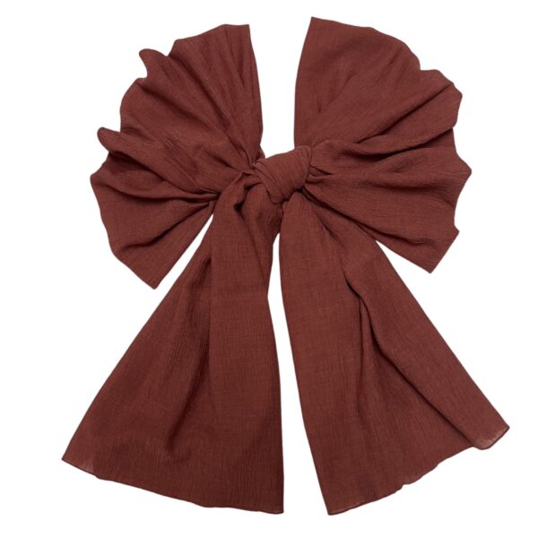 Turkish Crinkled Cotton Taupe scarf