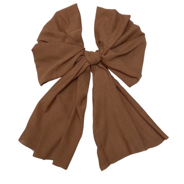 Crinkled Cotton Bronze scarf