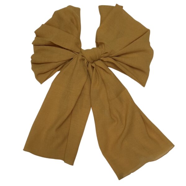 Turkish Crinkled Cotton Mustard scarf