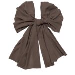 Turkish Crinkled Cotton Coffee scarf