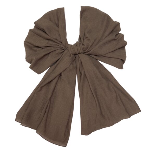 Crinkled Cotton Cacoa scarf