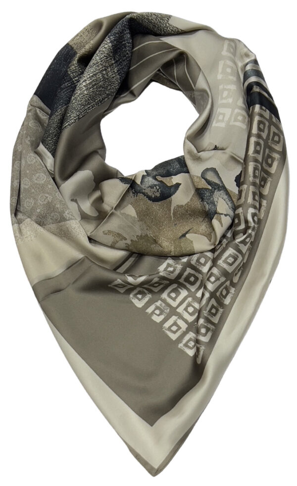 colourful satin scarf KRSS3-01