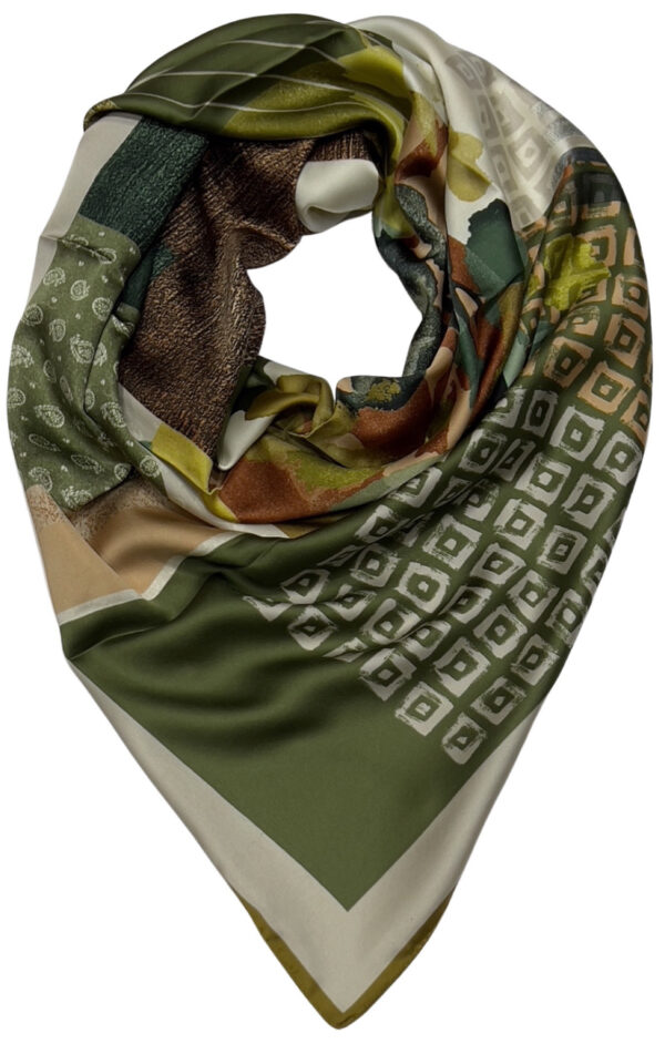 colourful satin scarf KRSS3-02