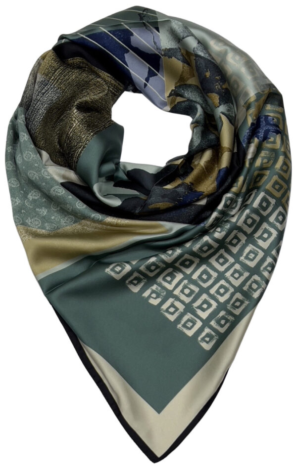 colourful satin scarf KRSS3-05